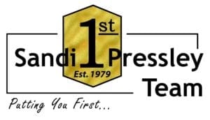Sandi Pressley putting you first since 1979 logo