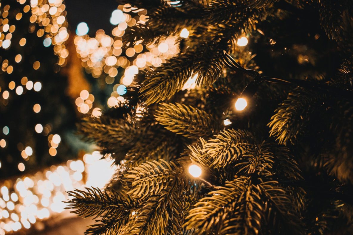 Christmas Tree with Christmas Lights